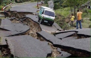 Photo courtesy Asian Access/Road damage, Nepal