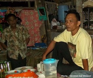 Feliciano Lasawang, "Pastor Cris," at home a month before he was killed. (Photo and caption courtesy of Christian Aid Mission)